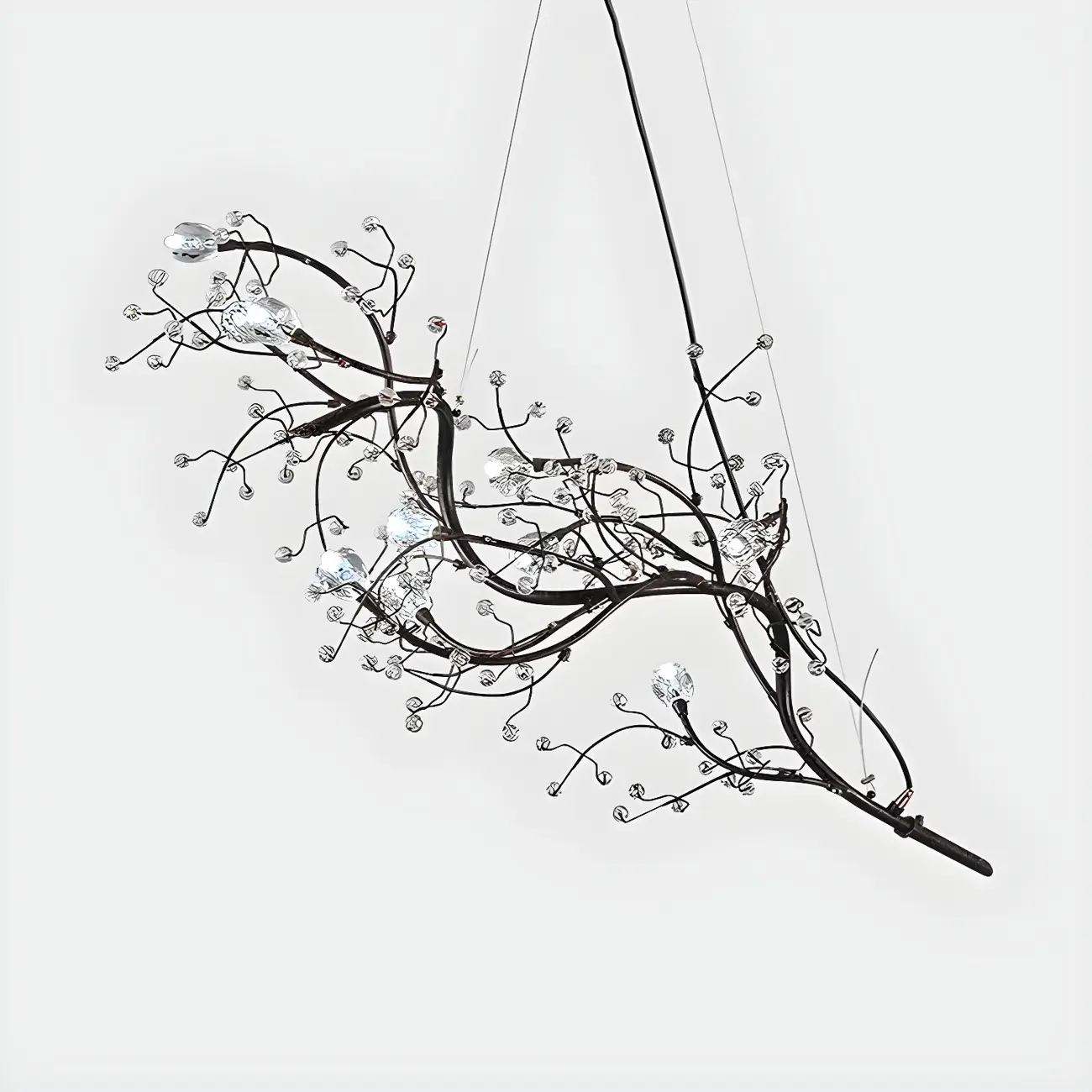 Modern Metal Branch LED Pendant Chandelier Image - 10 | homeyfad