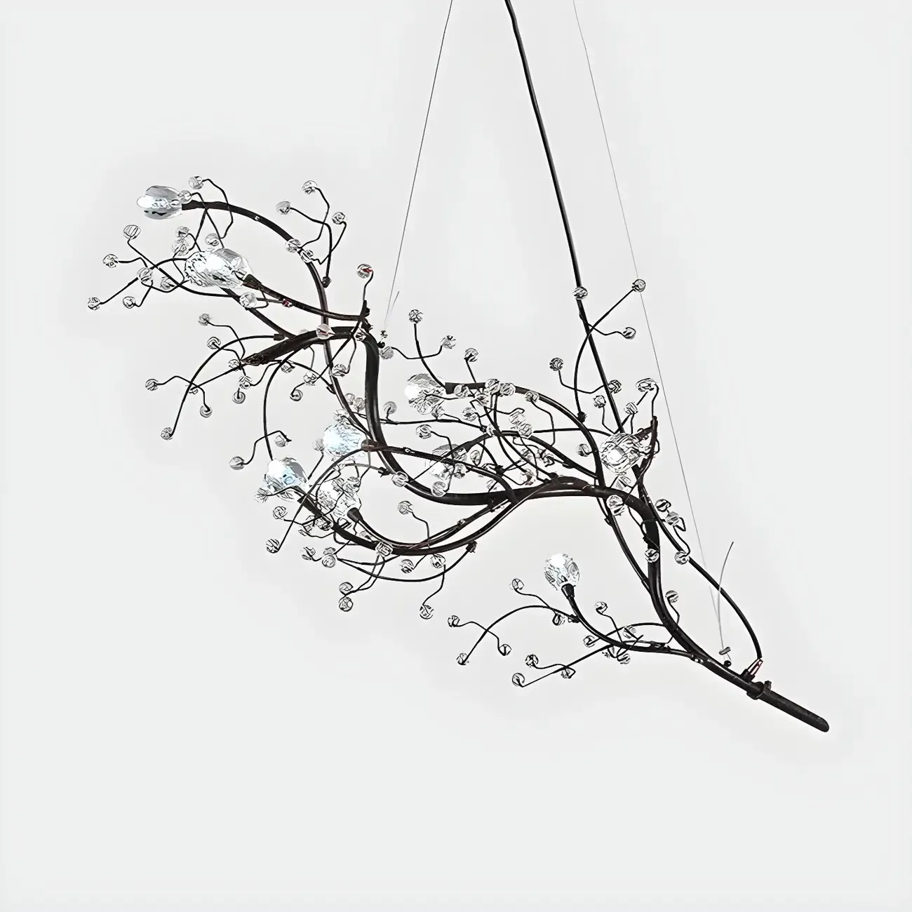 Modern Metal Branch LED Pendant Chandelier Image - 10