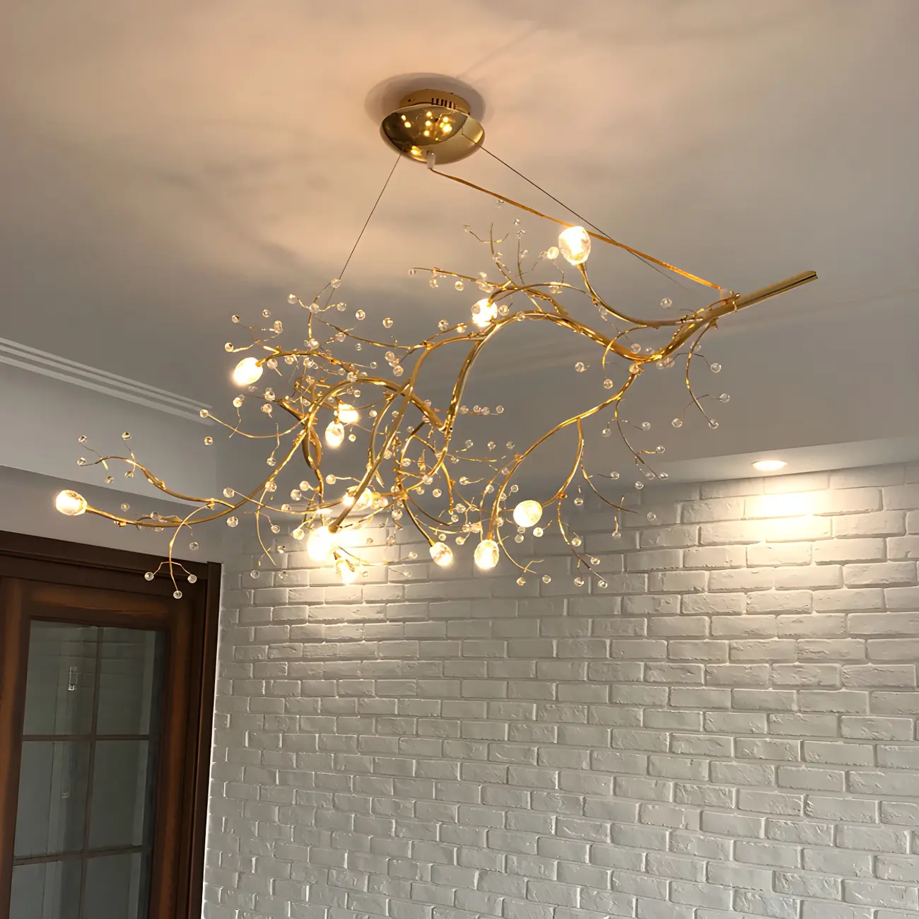 Modern Metal Branch LED Pendant Chandelier Image - 11 | homeyfad
