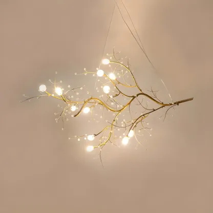 Modern Metal Branch LED Pendant Chandelier Image - 12