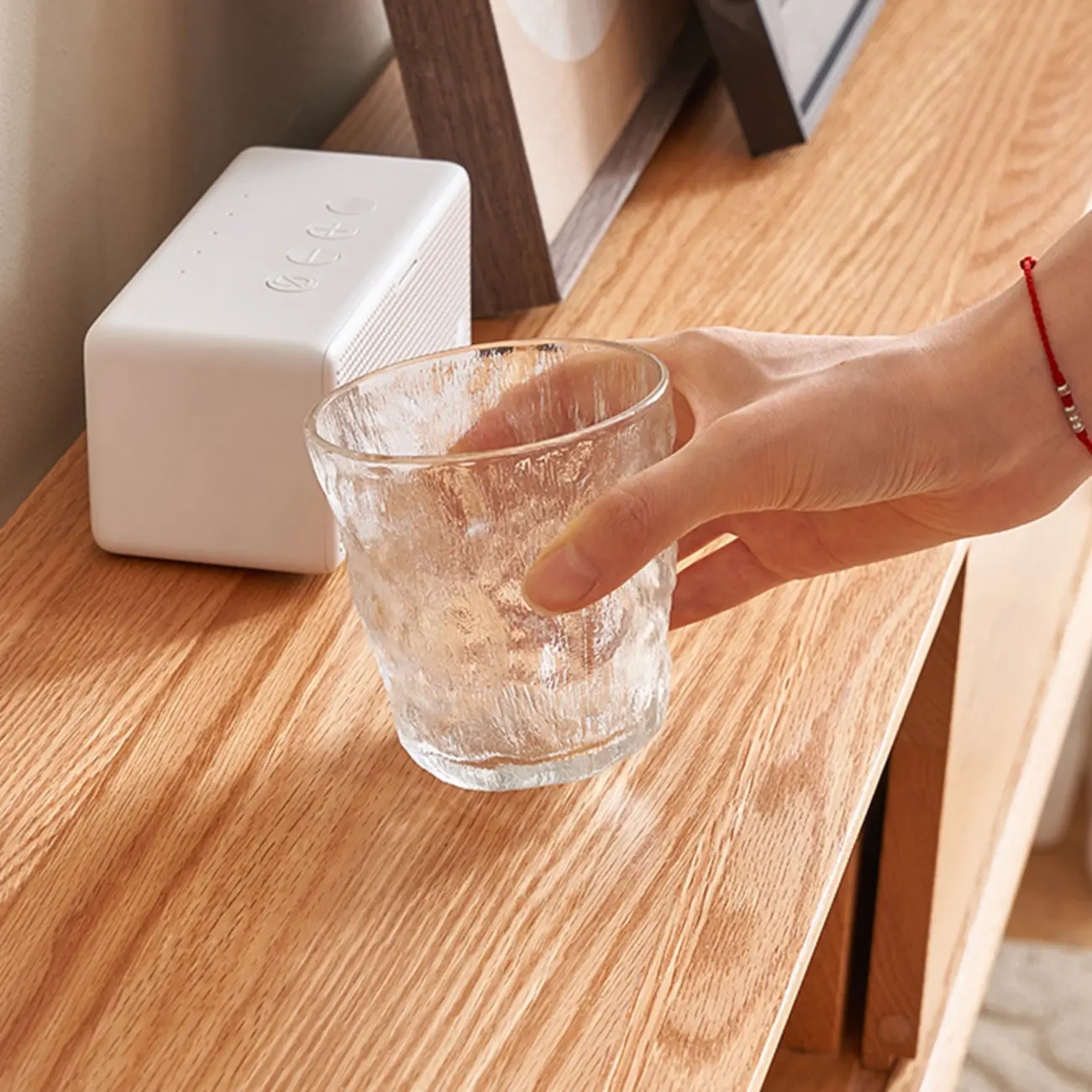 Natural Wood Wall Mount TV Stand Entertainment Center Image - 7 | homeyfad