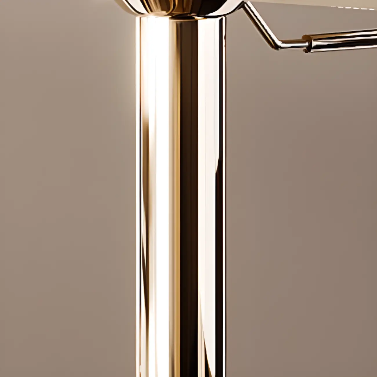 Luxury Adjustable Height Leather Bar Stool Gold Pedestal Image - 9 | homeyfad