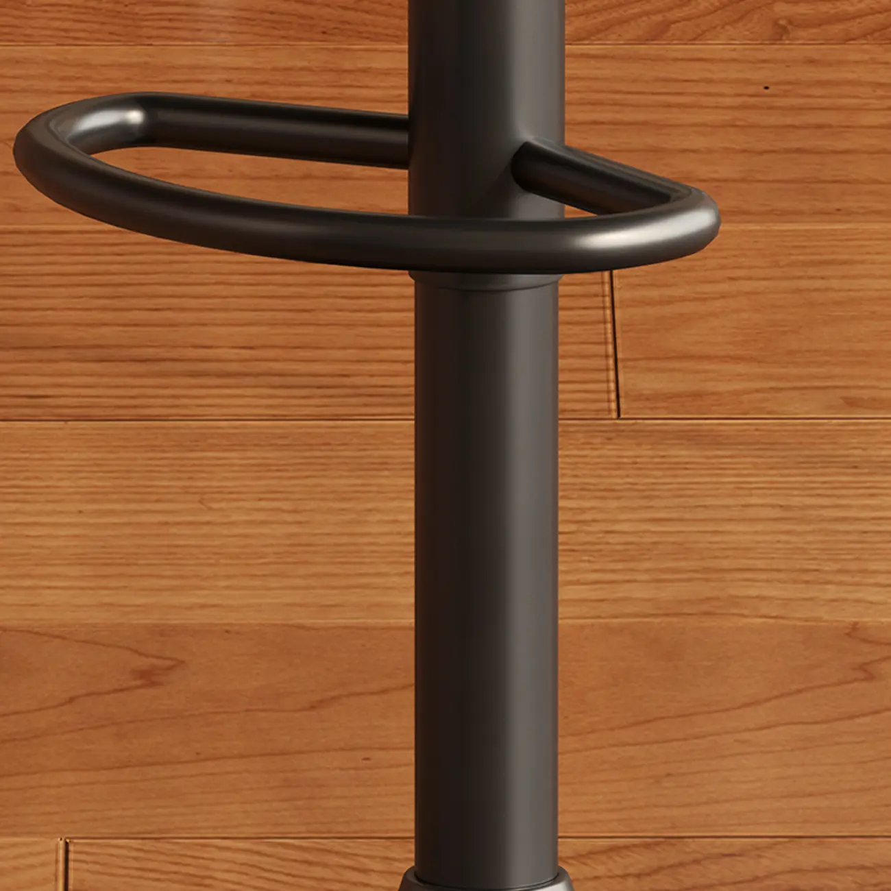 Adaptable Height Rawhide Bar Stool with Rear Arm Rotatable Seat Image - 7 | homeyfad