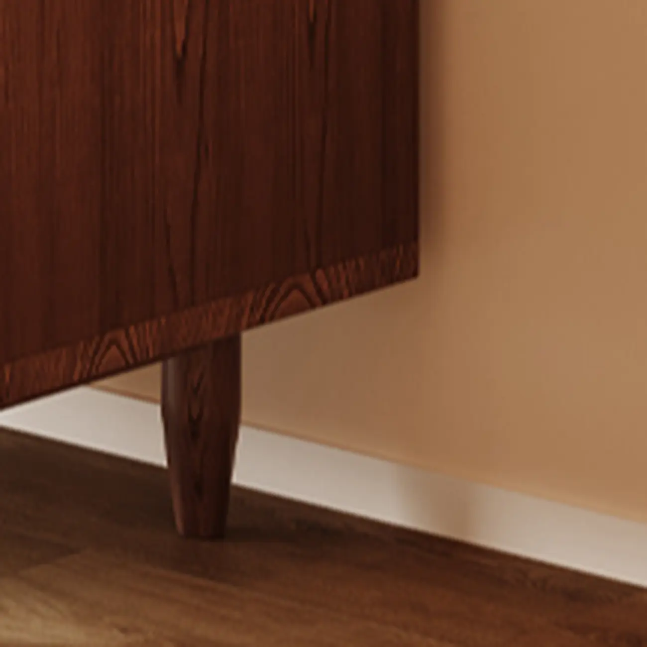 Elegant Rubberwood Modern Vertical Bookcase With Cabinets Image - 7 | homeyfad