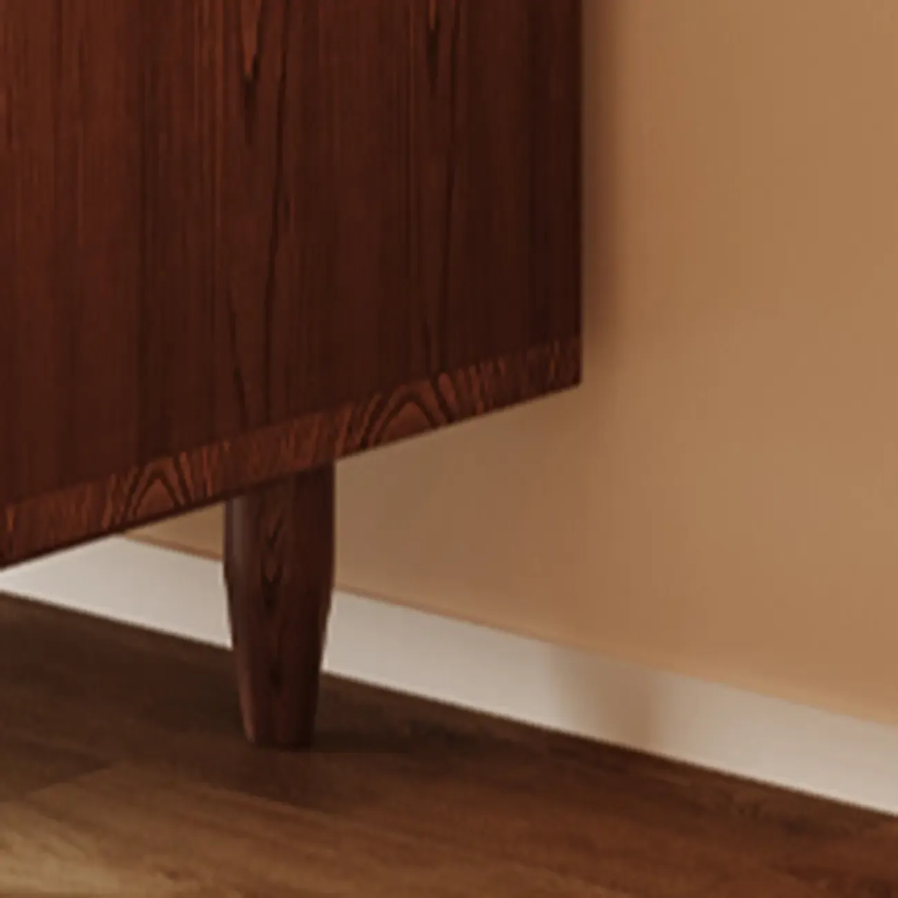 Elegant Rubberwood Modern Vertical Bookcase With Cabinets Image - 7