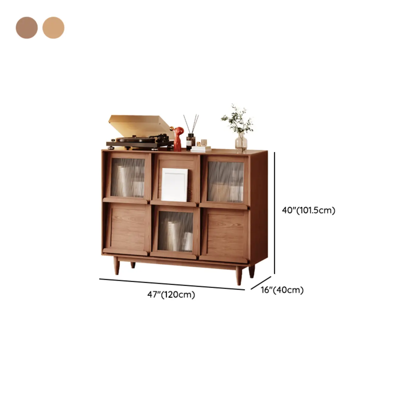 Elegant Rubberwood Modern Vertical Bookcase With Cabinets Image - 20 | homeyfad