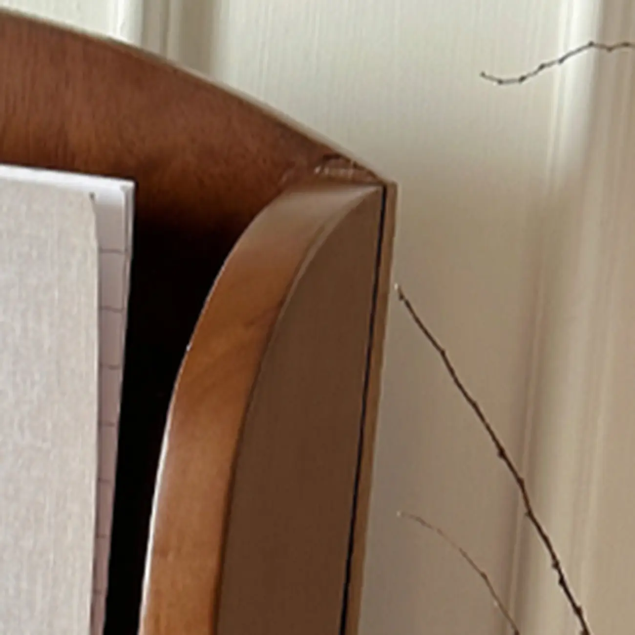 Modern Closed Back Vertical Wood Barrister Bookcase Image - 12 | homeyfad