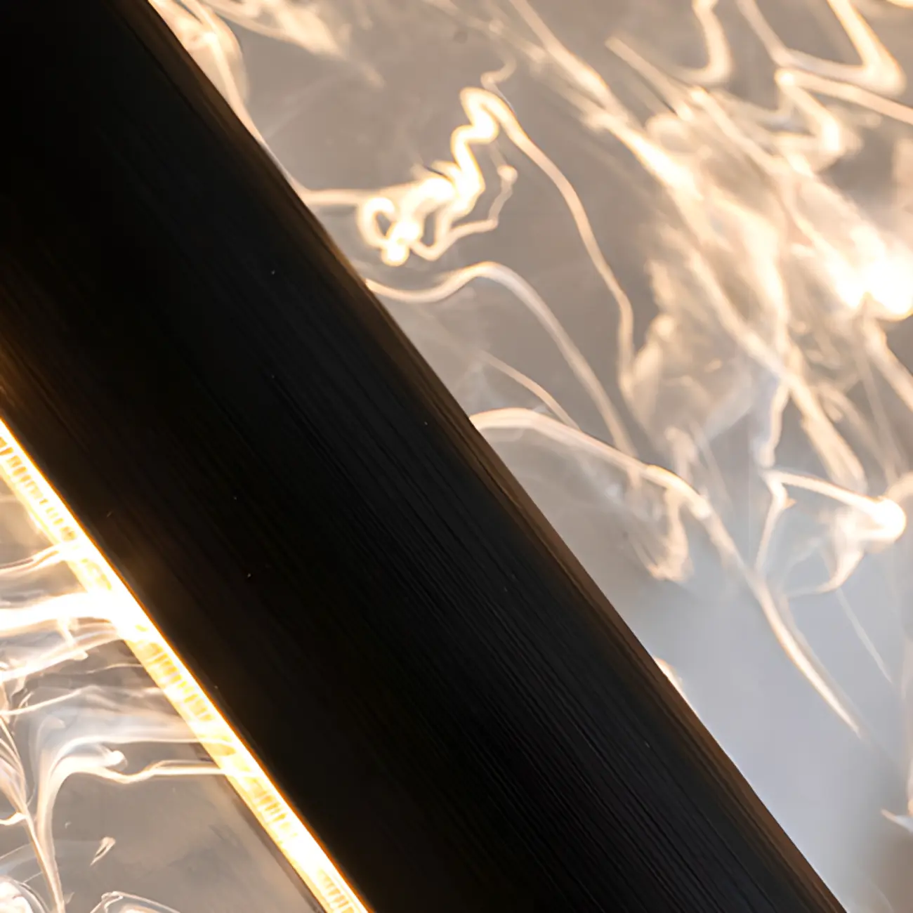 Round Modern Metal Acrylic Pendant Light For Bedroom Image - 6 | homeyfad