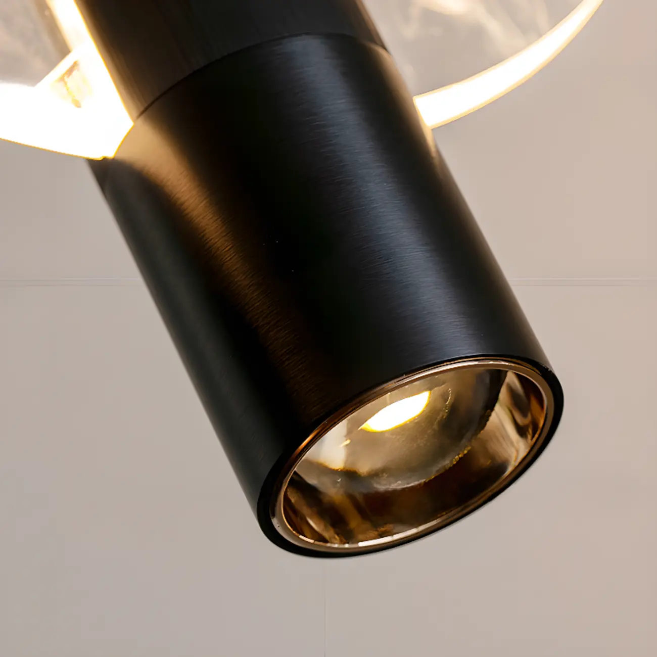 Round Modern Metal Acrylic Pendant Light For Bedroom Image - 8 | homeyfad