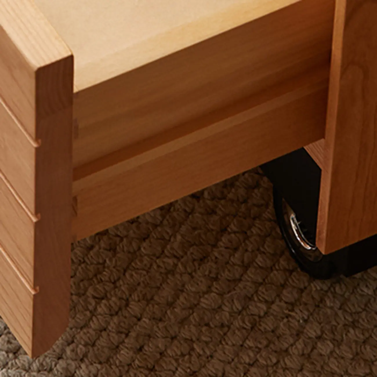 Square Adjustable Folding Laptop Wooden Coffee Table Image - 10 | homeyfad