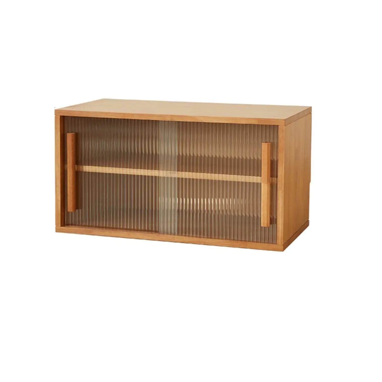 Cocoa Solid Wood Modern Small Horizontal Bookcase Image - 2 | homeyfad