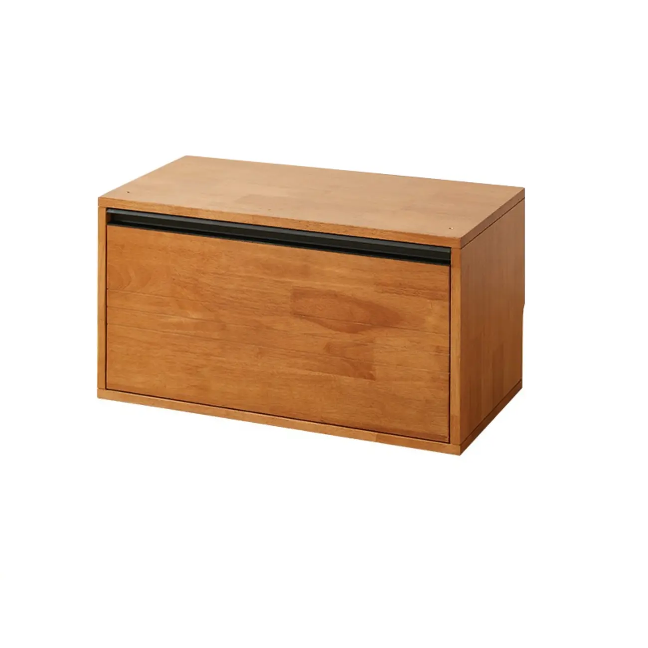 Cocoa Solid Wood Modern Small Horizontal Bookcase Image - 5 | homeyfad