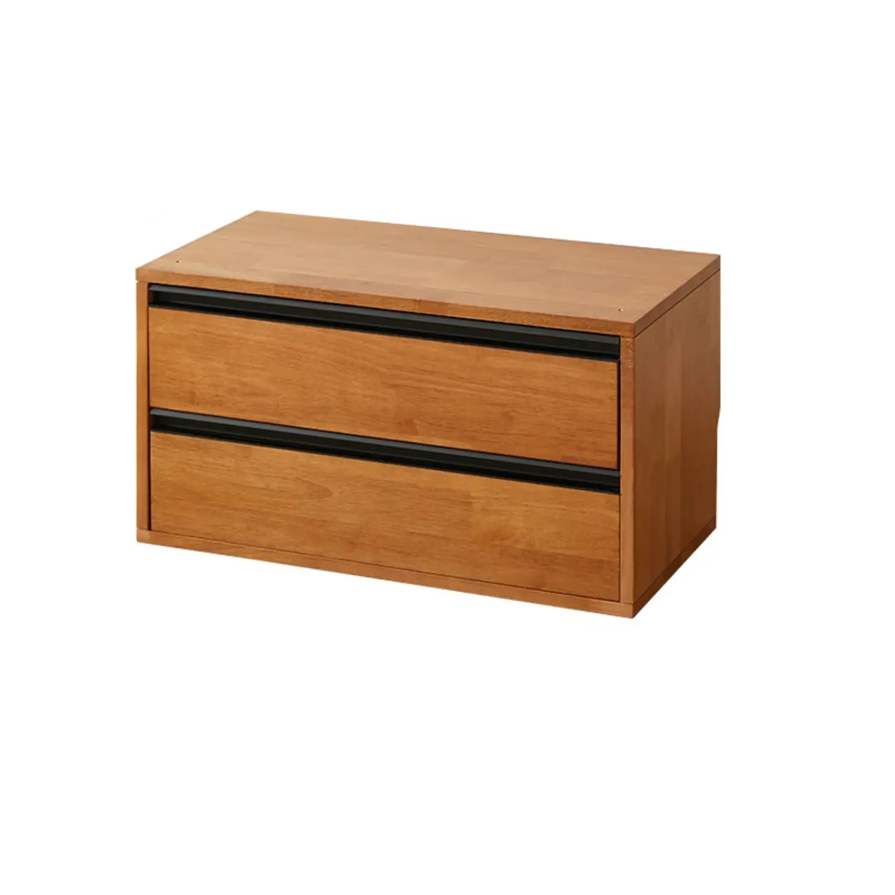 Cocoa Solid Wood Modern Small Horizontal Bookcase Image - 7 | homeyfad