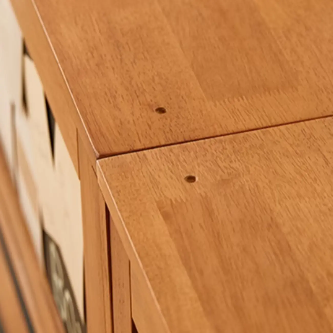 Cocoa Solid Wood Modern Small Horizontal Bookcase Image - 9 | homeyfad