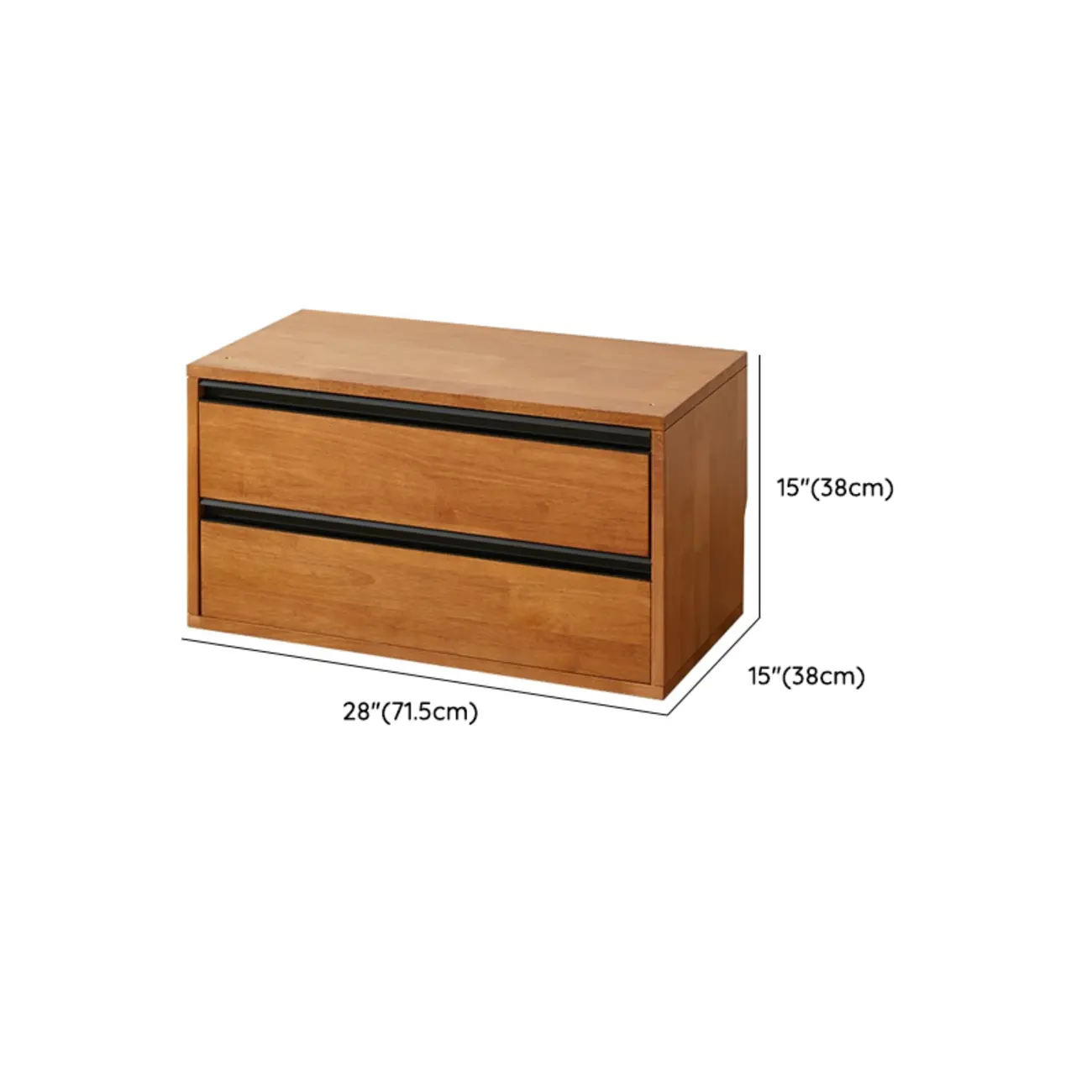 Cocoa Solid Wood Modern Small Horizontal Bookcase Image - 11 | homeyfad