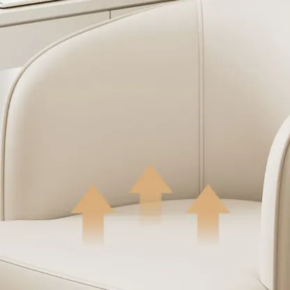 Modern Leather Low Back Adjustable Ergonomic Office Chair Image - 6