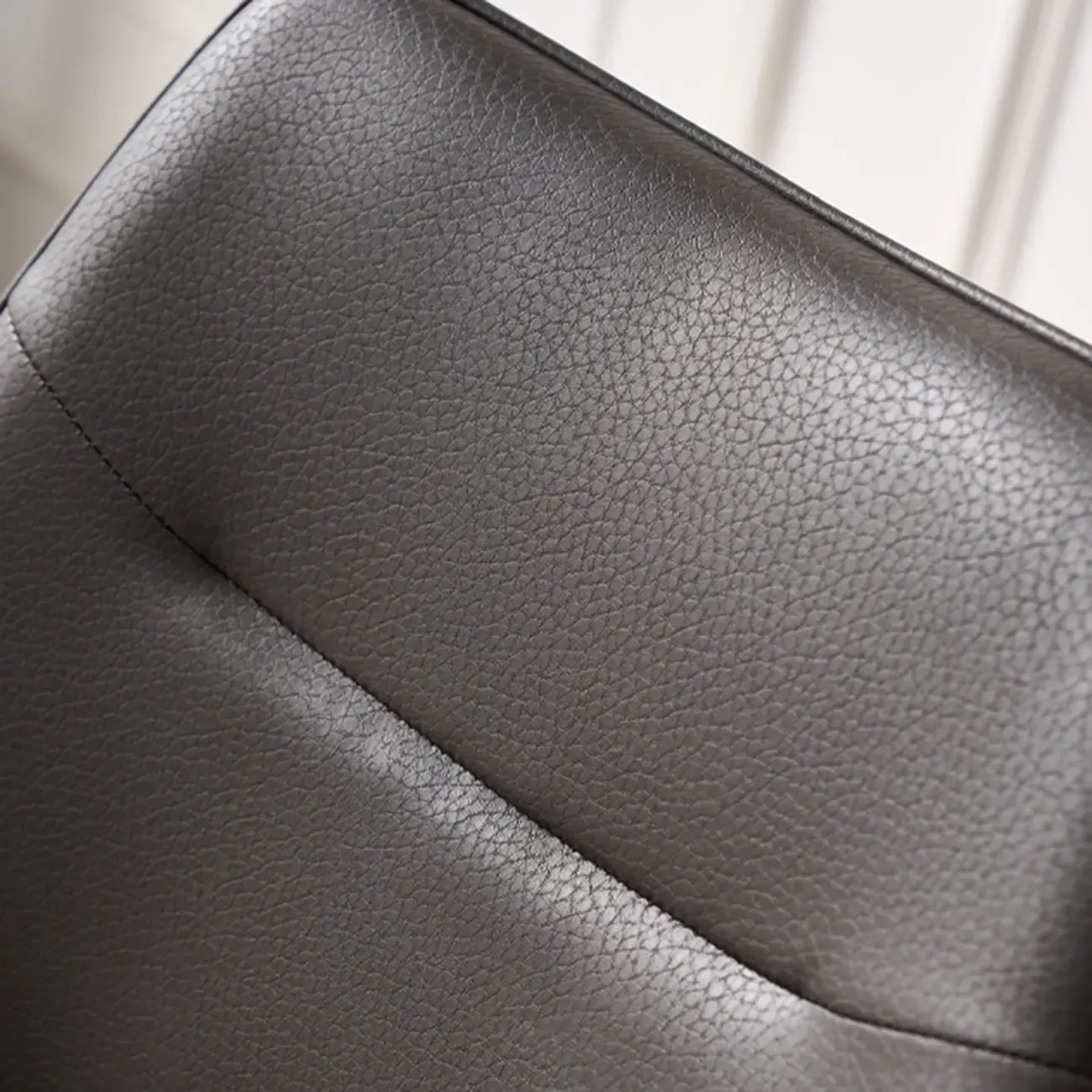 Modern Upholstered Open Back Armless Dining Chair Image - 11