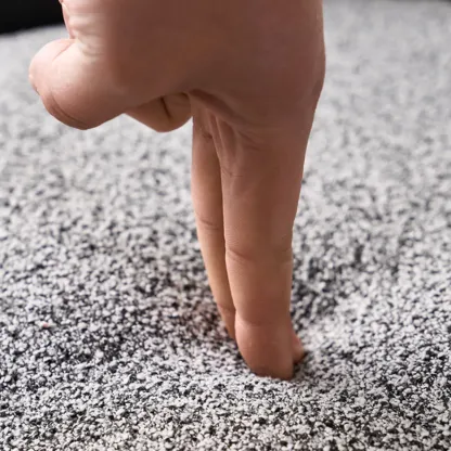 Modern Upholstered Open Back Armless Dining Chair Image - 12