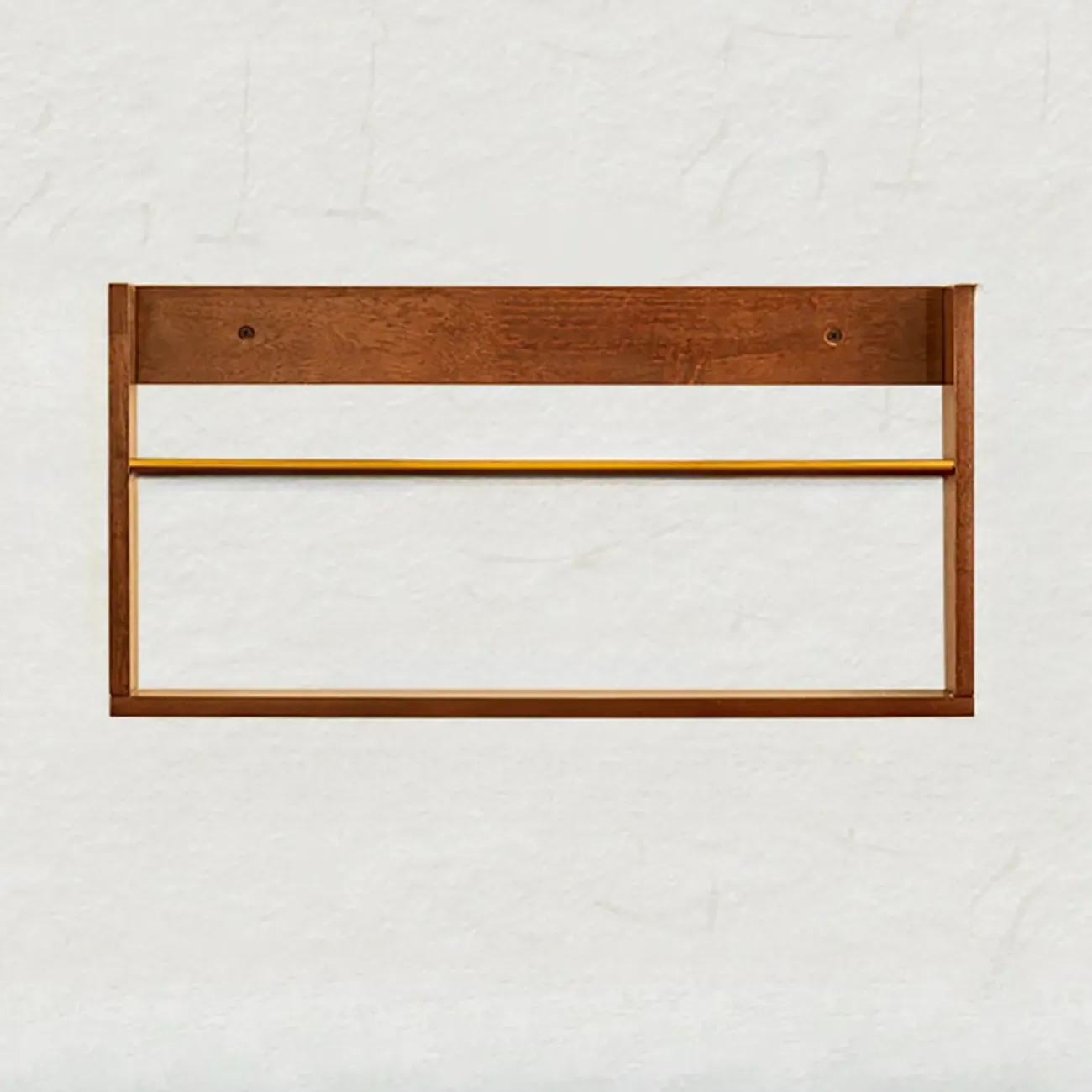 Mid Century Modern Wall Mounted Vinyl Record Display Shelf Image - 5