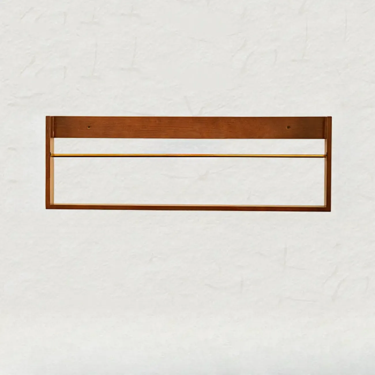 Mid Century Modern Wall Mounted Vinyl Record Display Shelf Image - 7