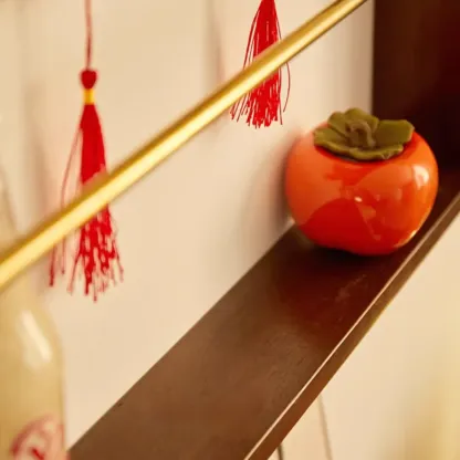 Mid Century Modern Wall Mounted Vinyl Record Display Shelf Image - 11