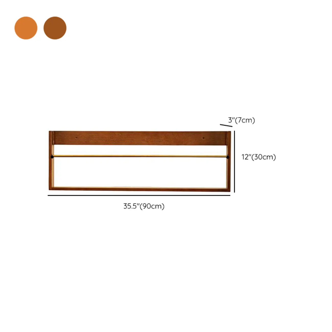 Mid Century Modern Wall Mounted Vinyl Record Display Shelf #size | homeyfad