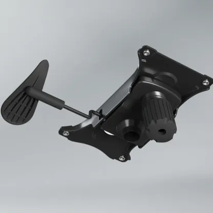 Modern Leather Mid-Back Ergonomic Swivel Office Chair Image - 9