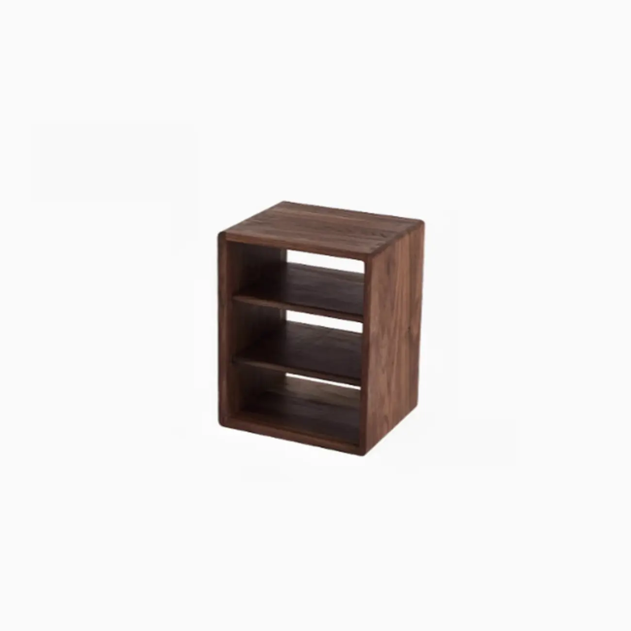 Small Vertical Wood Cube Bookcase With Drawer Open Back Image - 7 | homeyfad