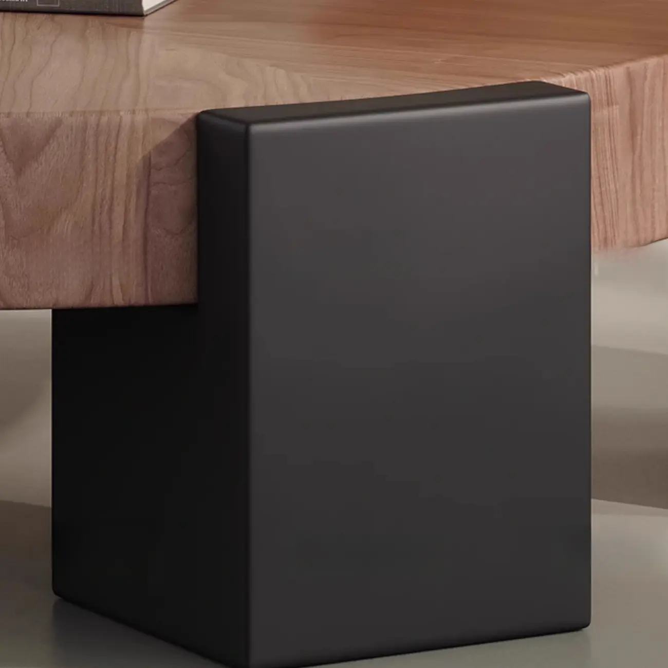 Nesting Living Room Minimalist Round Wood Coffee Table Set Image - 7 | homeyfad