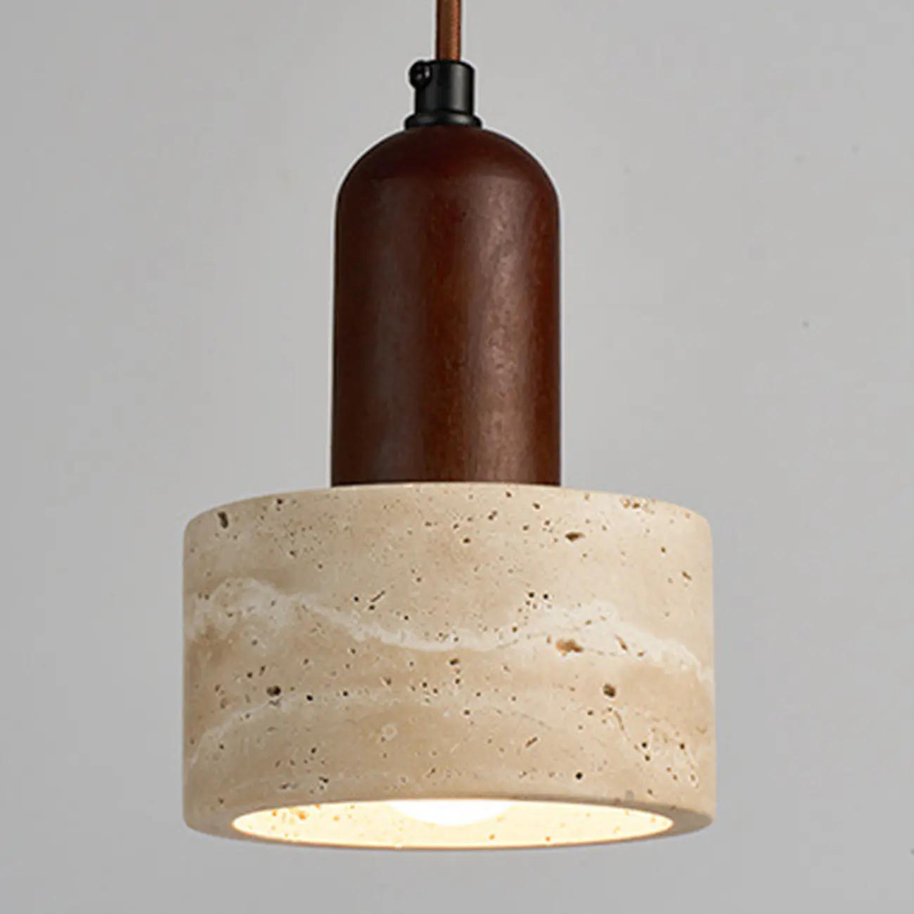 Contemporary Stone Rattan Pendant Lights Kitchen Island Image - 11 | homeyfad