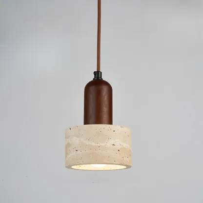 Contemporary Stone Rattan Pendant Lights Kitchen Island Image - 17