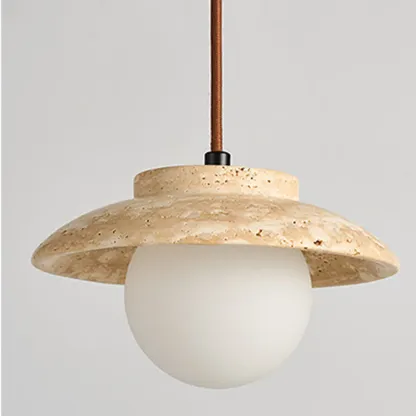 Contemporary Stone Rattan Pendant Lights Kitchen Island Image - 30