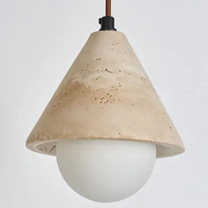 Contemporary Stone Rattan Pendant Lights Kitchen Island Image - 31