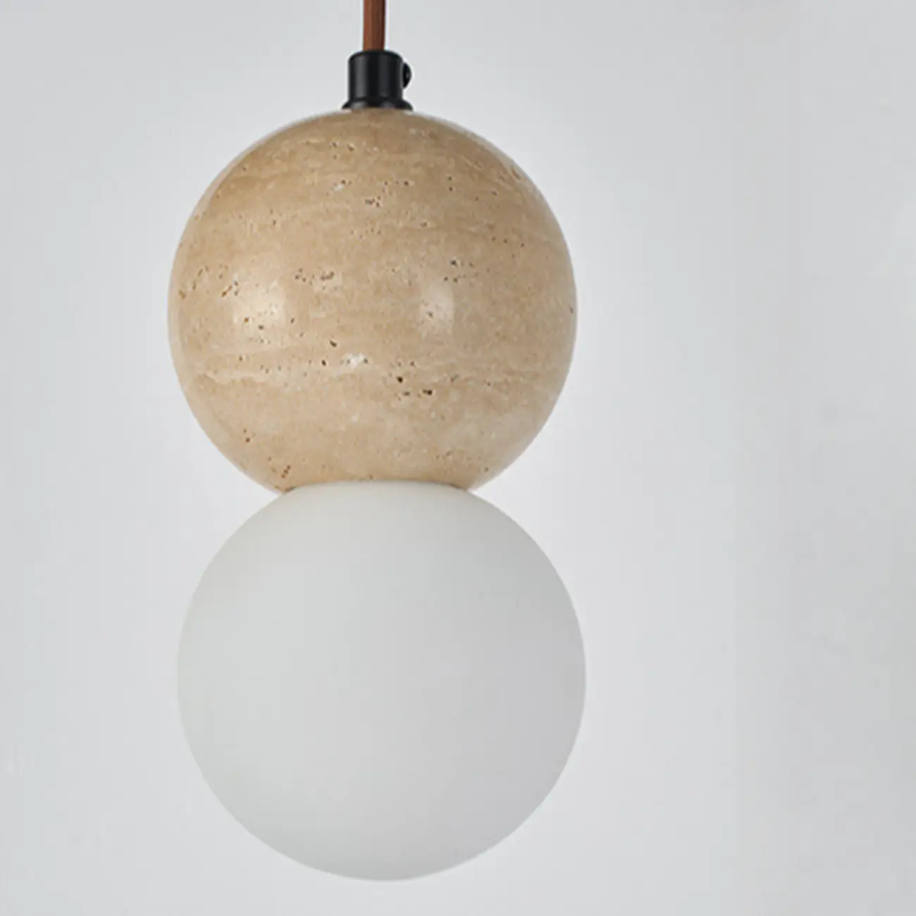 Contemporary Stone Rattan Pendant Lights Kitchen Island Image - 34 | homeyfad