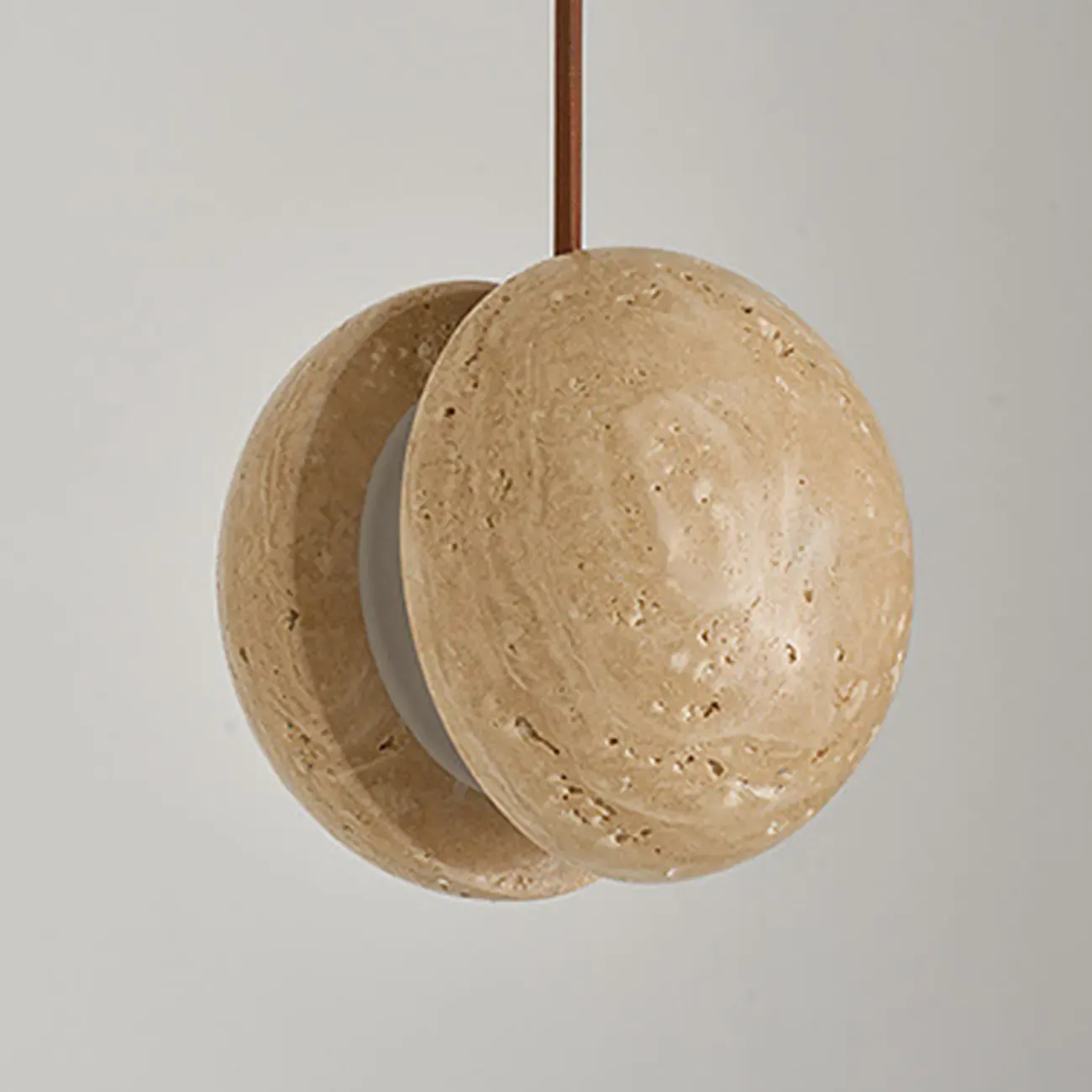 Contemporary Stone Rattan Pendant Lights Kitchen Island Image - 35