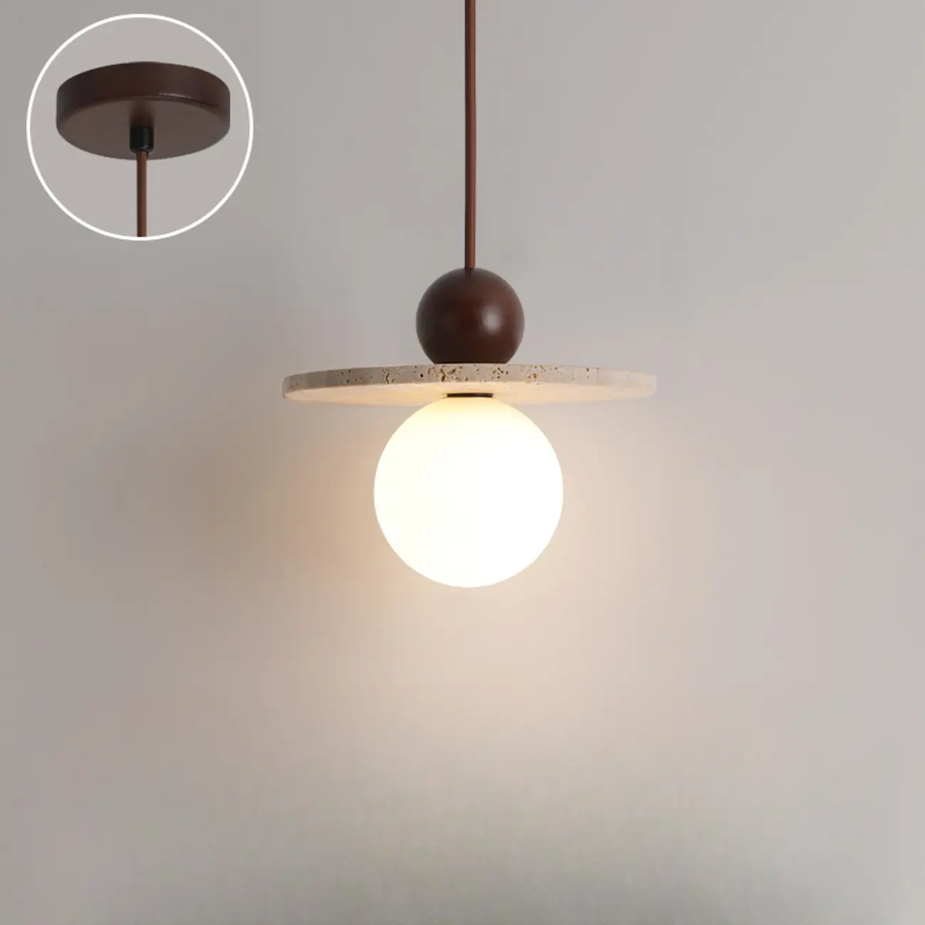 Contemporary Stone Rattan Pendant Lights Kitchen Island Image - 43 | homeyfad