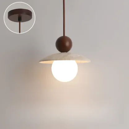 Contemporary Stone Rattan Pendant Lights Kitchen Island Image - 46