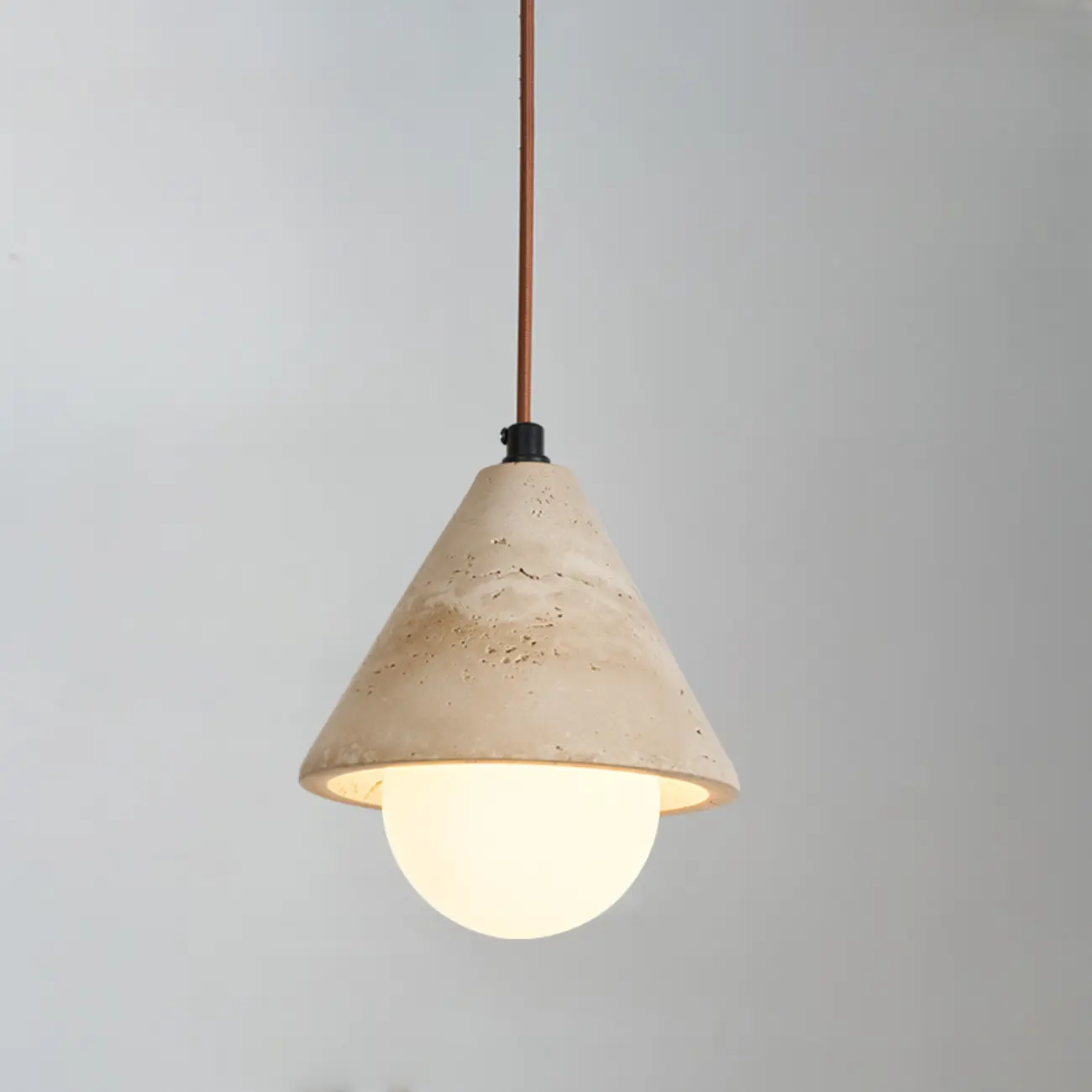 Contemporary Stone Rattan Pendant Lights Kitchen Island Image - 50 | homeyfad