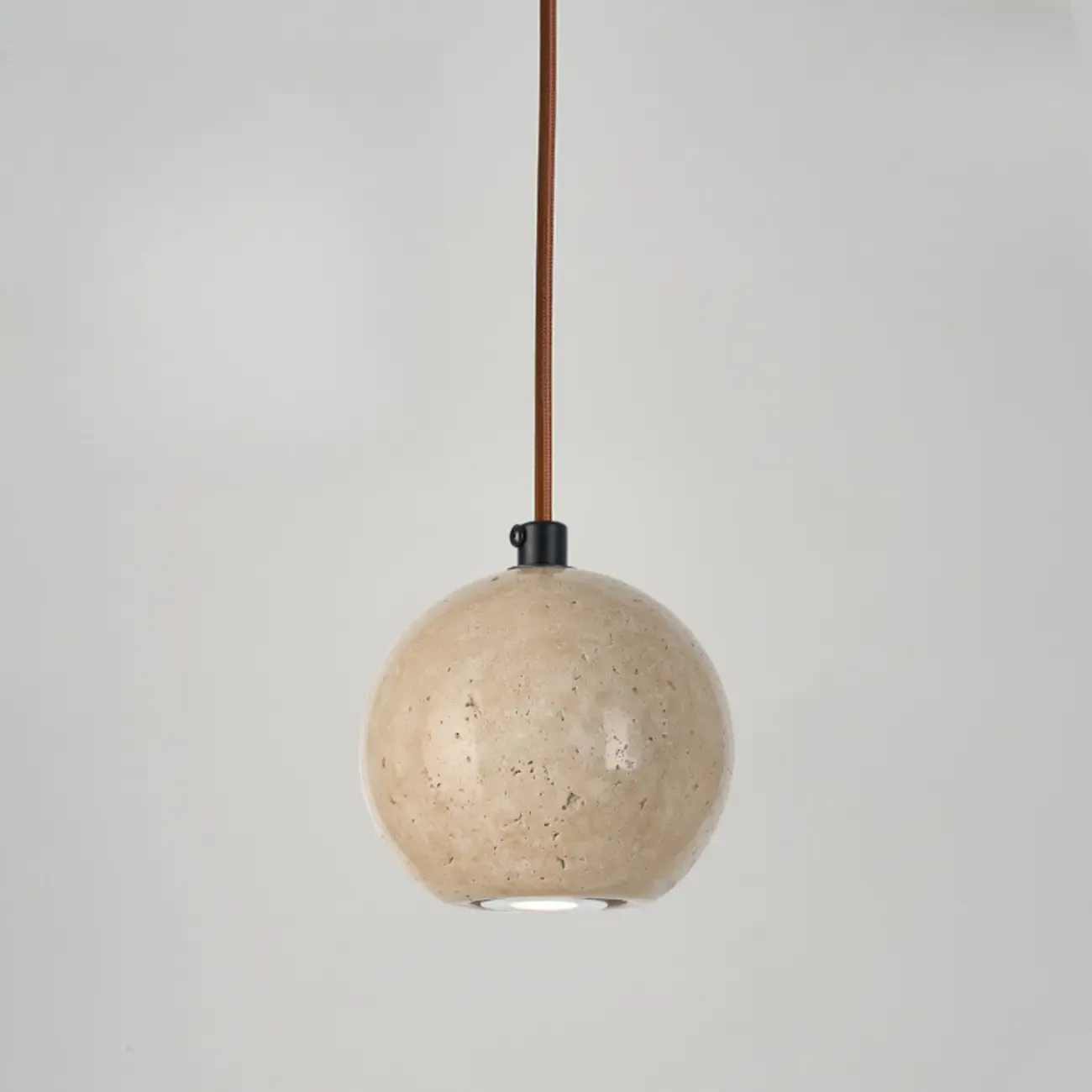 Contemporary Stone Rattan Pendant Lights Kitchen Island Image - 57