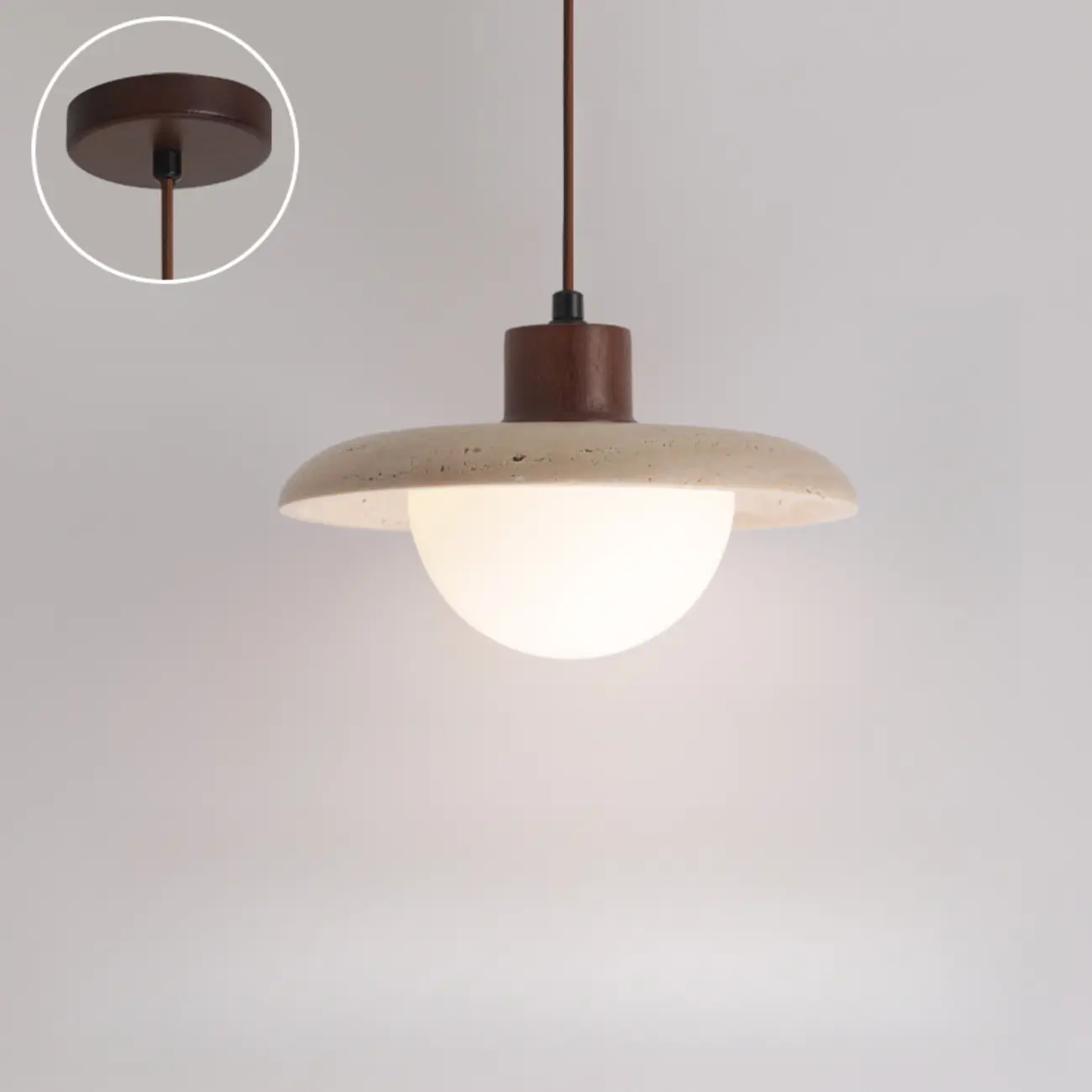 Contemporary Stone Rattan Pendant Lights Kitchen Island Image - 60 | homeyfad