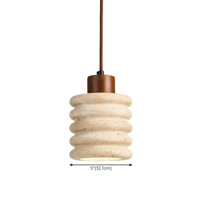 Contemporary Stone Rattan Pendant Lights Kitchen Island Image - 67