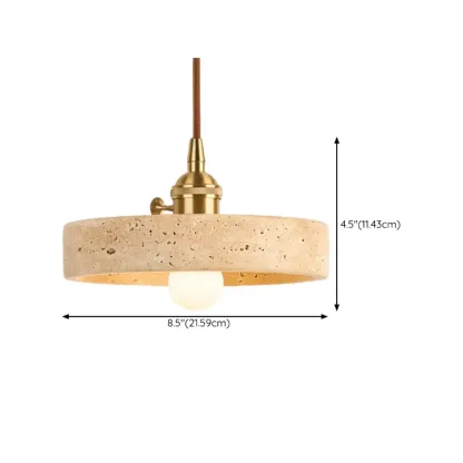 Contemporary Stone Rattan Pendant Lights Kitchen Island Image - 68
