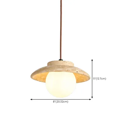 Contemporary Stone Rattan Pendant Lights Kitchen Island Image - 74