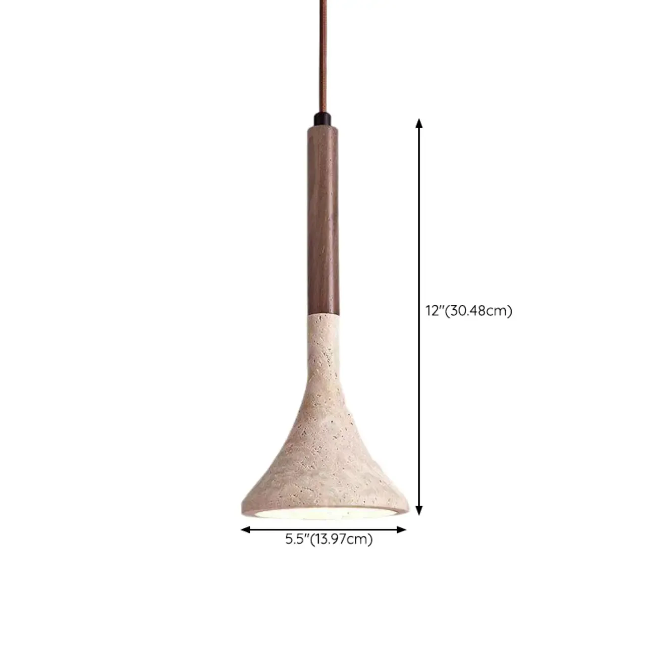 Contemporary Stone Rattan Pendant Lights Kitchen Island Image - 75