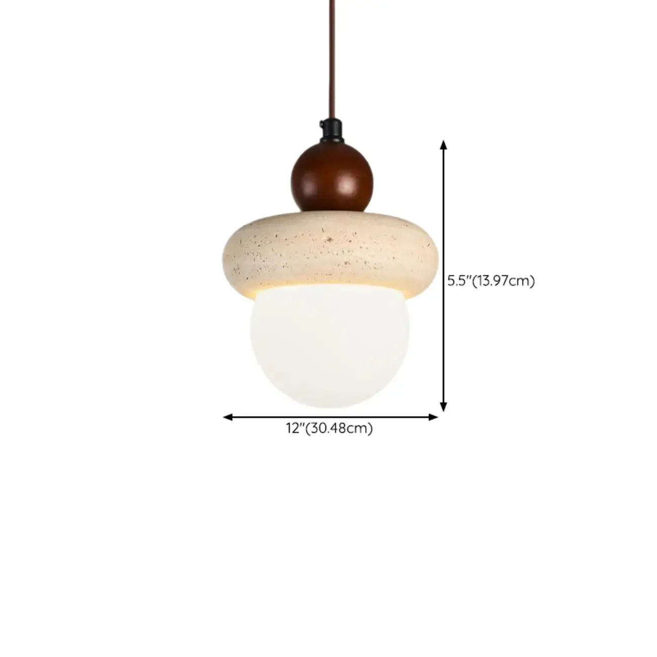 Contemporary Stone Rattan Pendant Lights Kitchen Island Image - 88