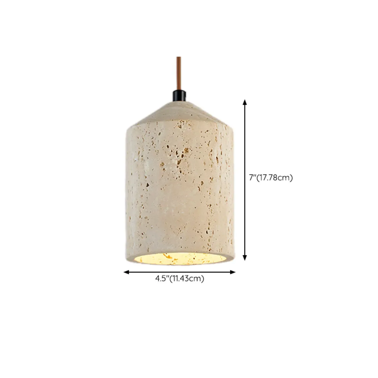 Contemporary Stone Rattan Pendant Lights Kitchen Island Image - 90