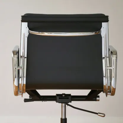 Modern Leather Adjustable Ergonomic Office Chair with Casters Image - 8