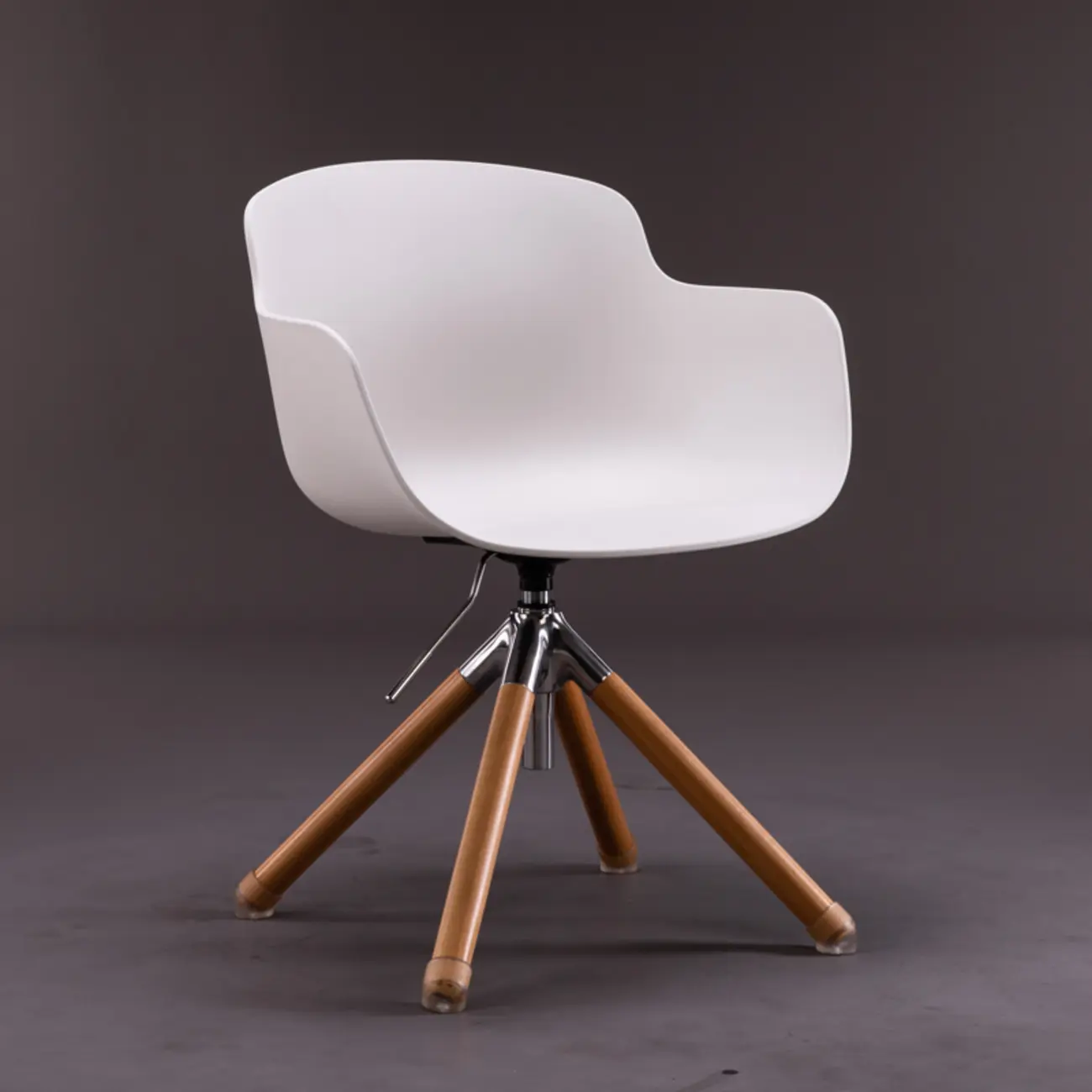 Modern Mid-Back Adjustable Swivel Armrest Office Chair Image - 2 | homeyfad