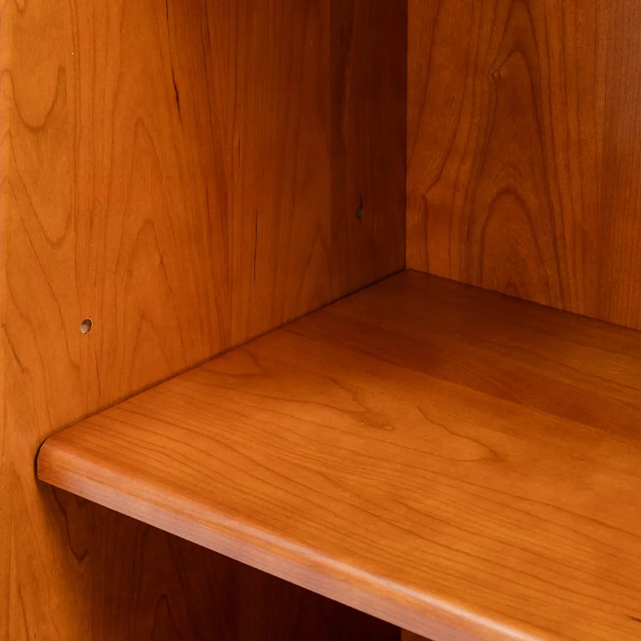 Mid-century Modern Wood Vertical Bookcase With Drop-down Door Image - 12 | homeyfad