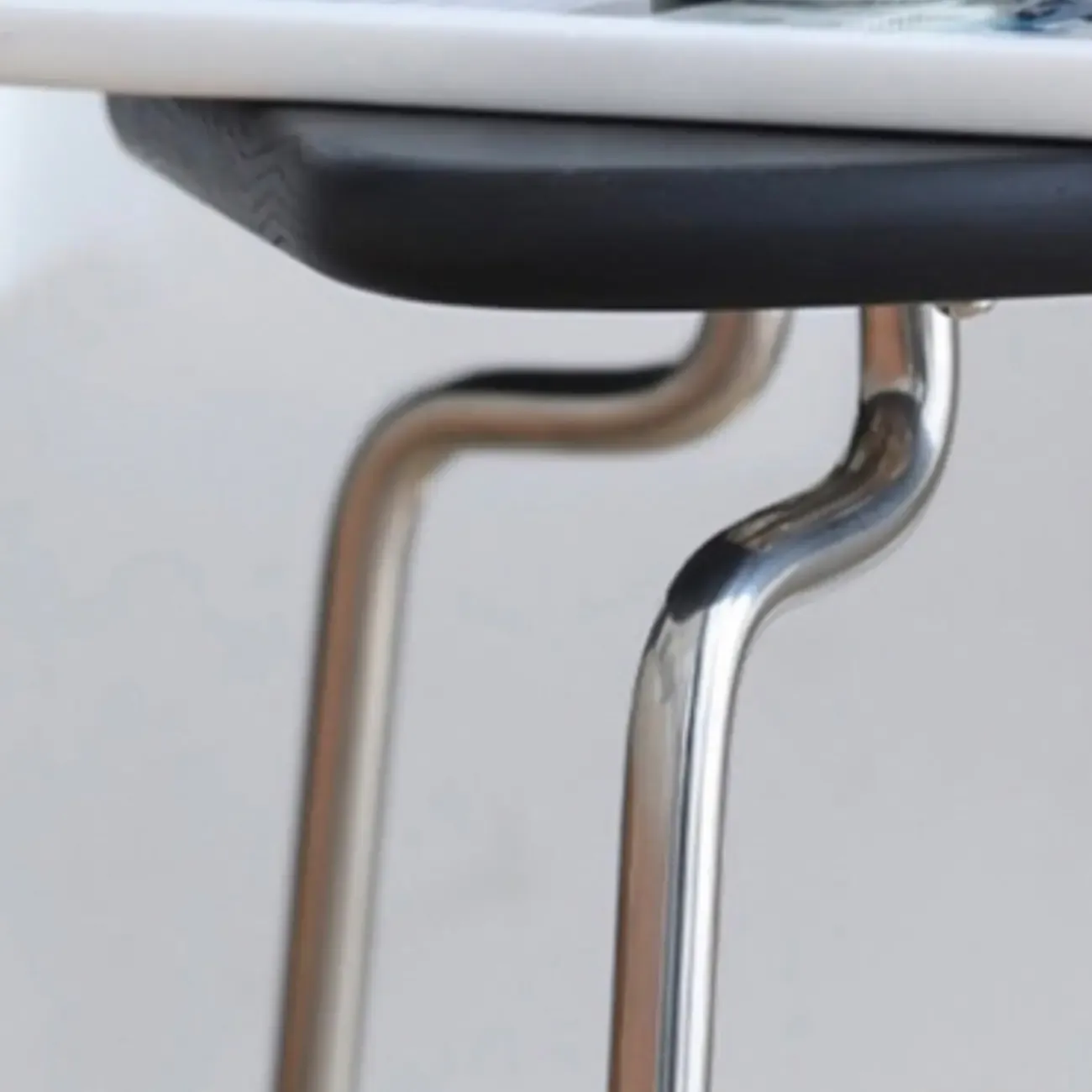 Modern Wood Bedroom Bench with Metal Frame Image - 7